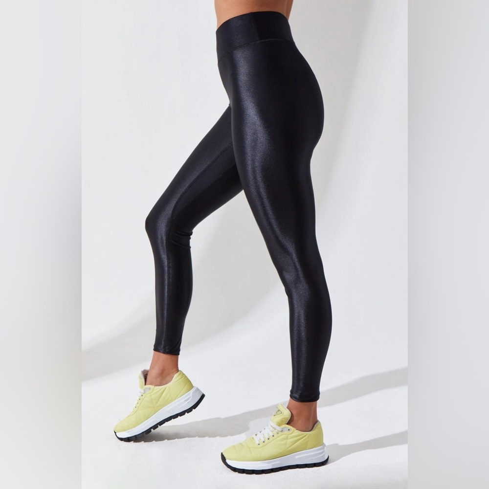 NOLI YOGA LIQUID MVP LEGGING - BLACK GLOSS